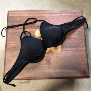 Black Push Up Bikini Top